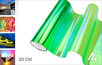 Flipflop groen lampen folie