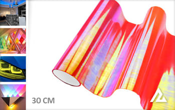 Flipflop rood lampen folie